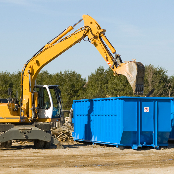 how many times can i have a residential dumpster rental emptied in Derwent Ohio